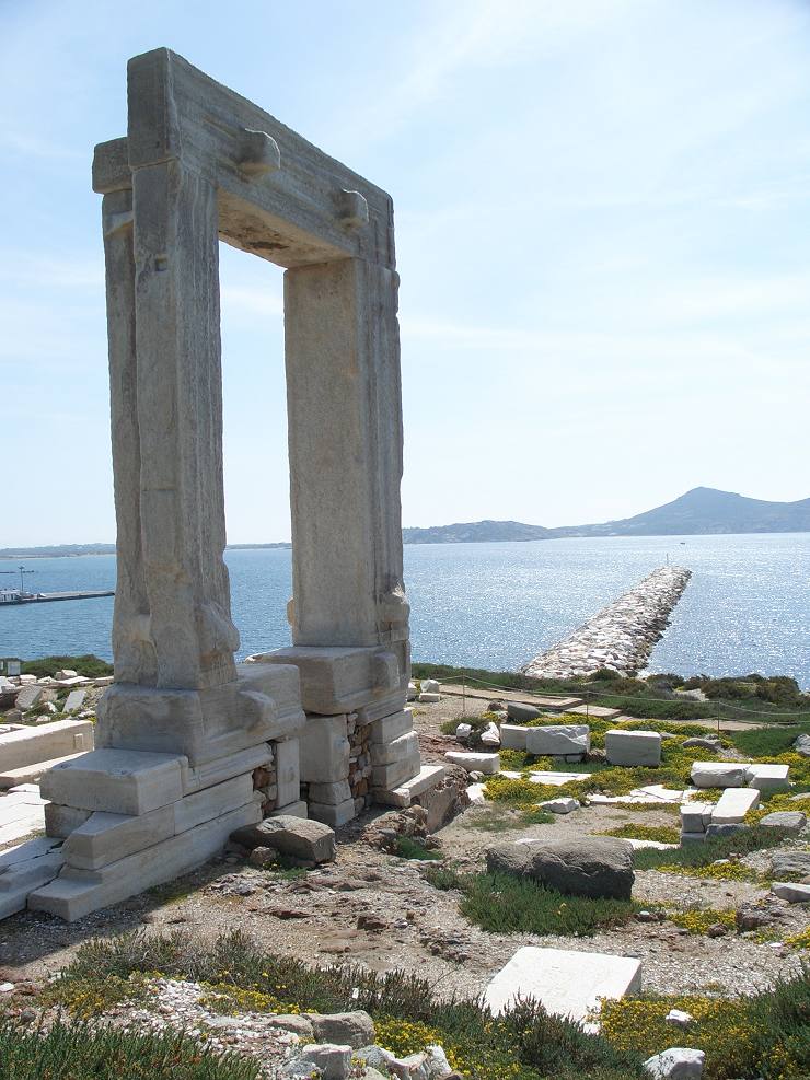 Portara in Naxos Town (Hora)